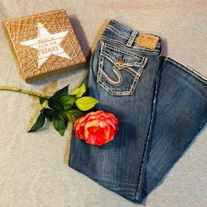 Silver “Pioneer Flap” brand bootcut jeans size 31